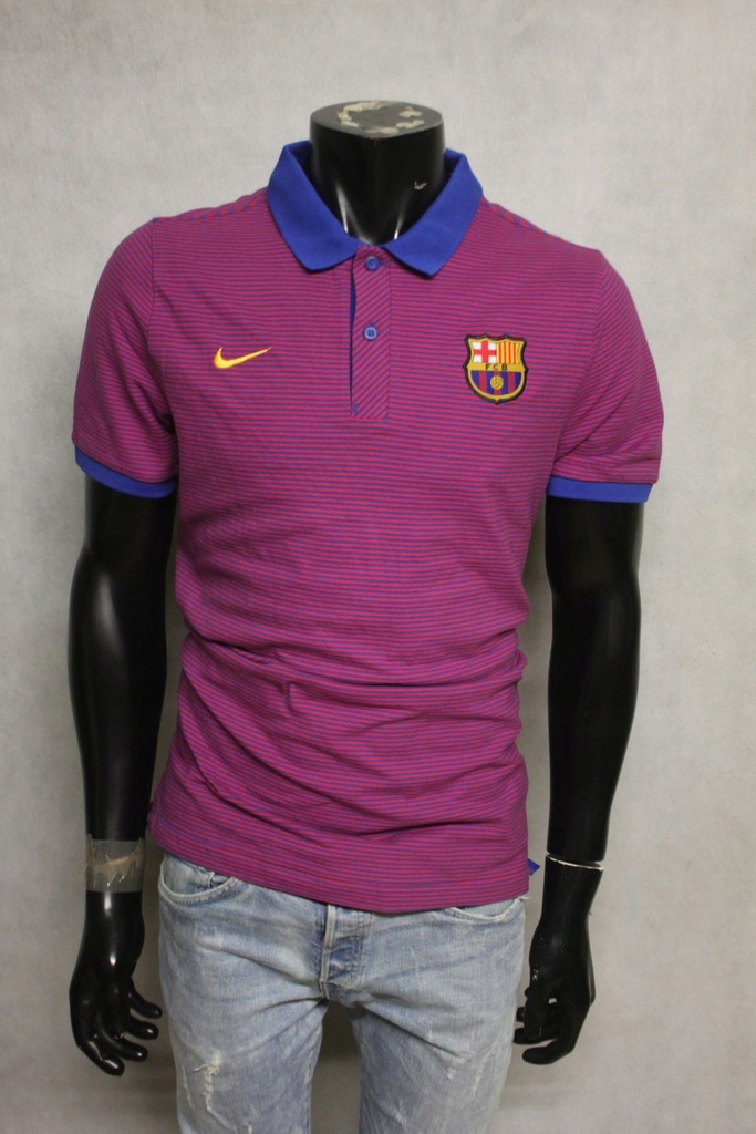 NIKE FC BARCELONA KOSZULKA POLO W PASKI