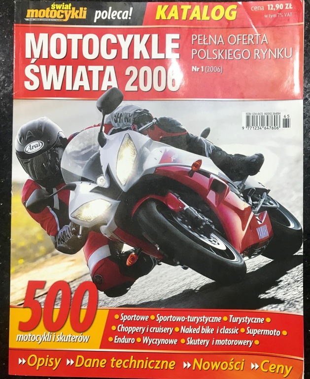 Katalog motocykli z 2006r 500 motocykli i skuterów