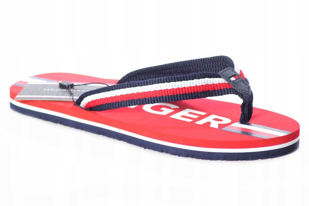 JAPONKI TOMMY HILFIGER 0058 CZERWONE DAMSKIE R.39