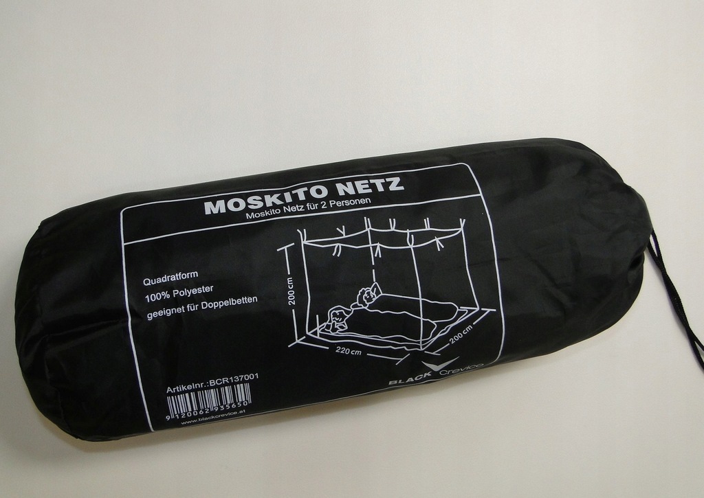 Moskitiera BLACK CREVICE Moskito 220 cm x 200 cm