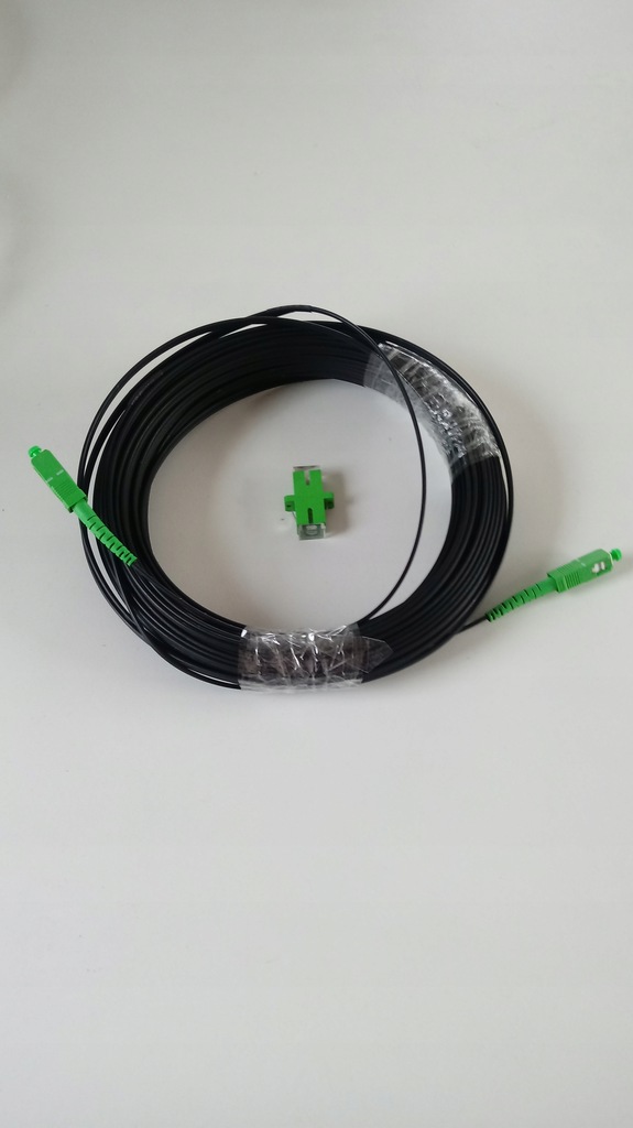 Patchcord SC/APC-SC/UPC simplex SM 20m zewnętrzny DROP