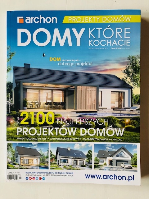 Katalog Archon Projekty domów 196 projektów 2021