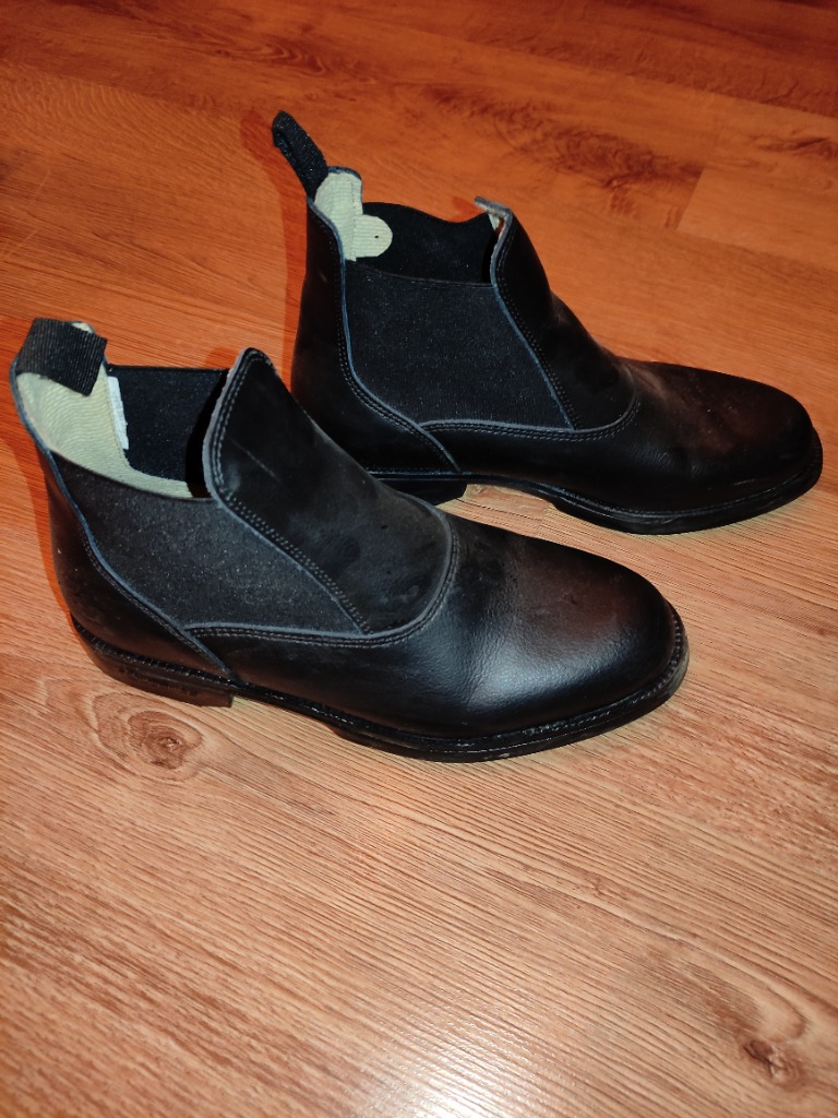 Sztyblety jeździeckie Classic FOUGANZA r. 38 skóra