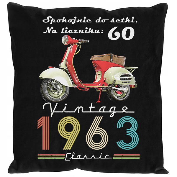 koszulka PODUSZKA vintage urodziny prl 40 50 WZORY