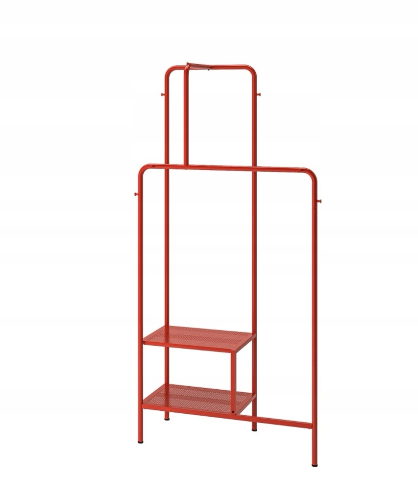 IKEA NIKKEBY Wieszak na ubrania czerwony 80x170 cm