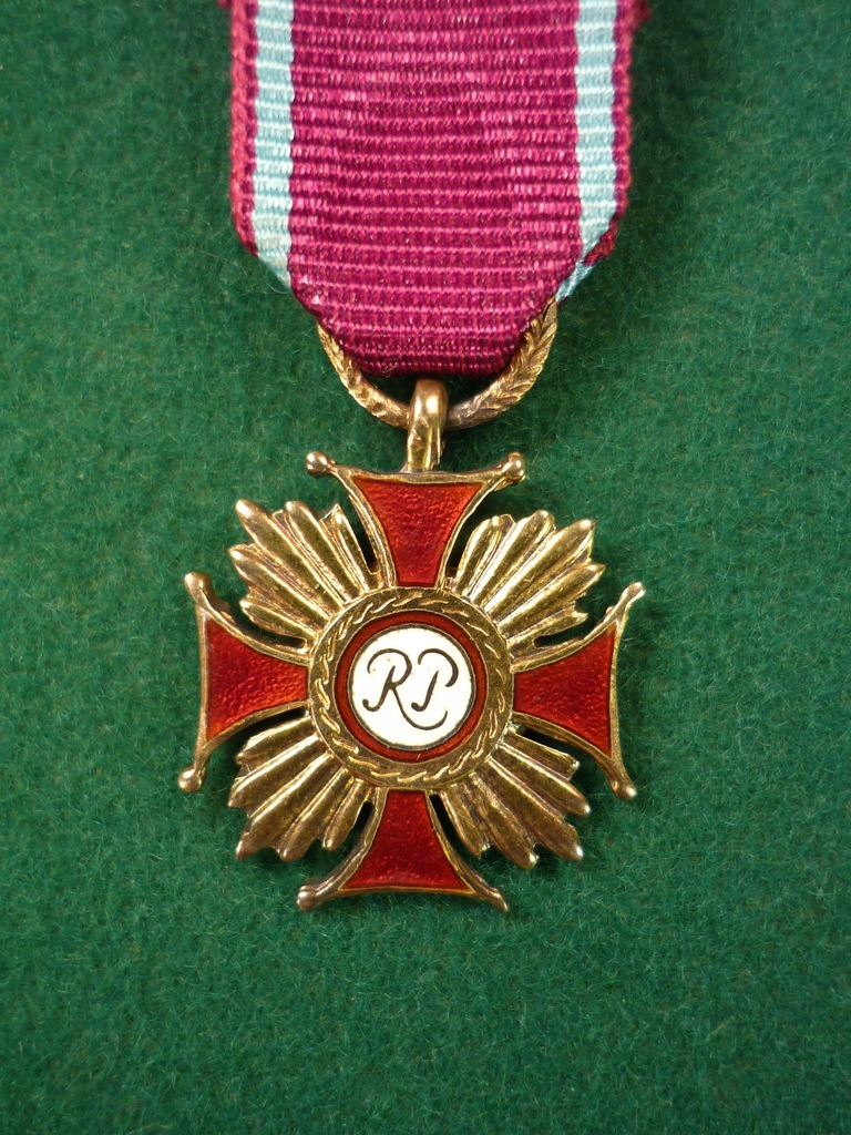 Złoty Krzyż Zasługi - miniaturka - Spink - PSZ/Z