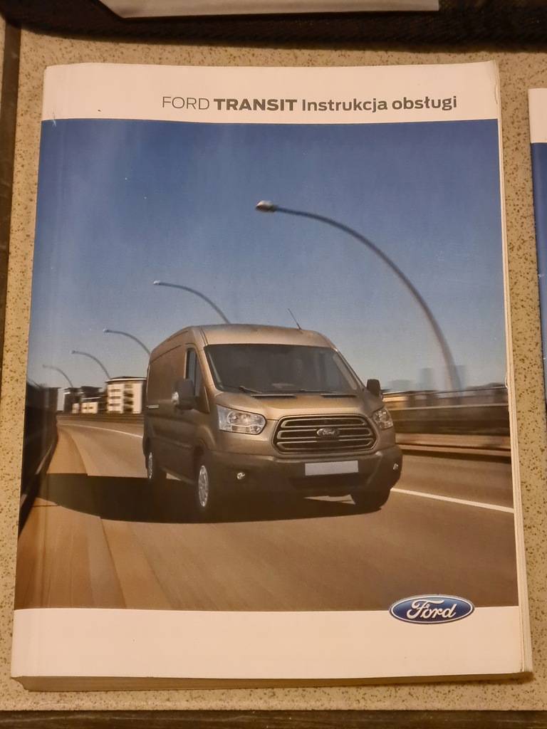 Instrukcja obsługi Ford Transit 2017 + etui, PL