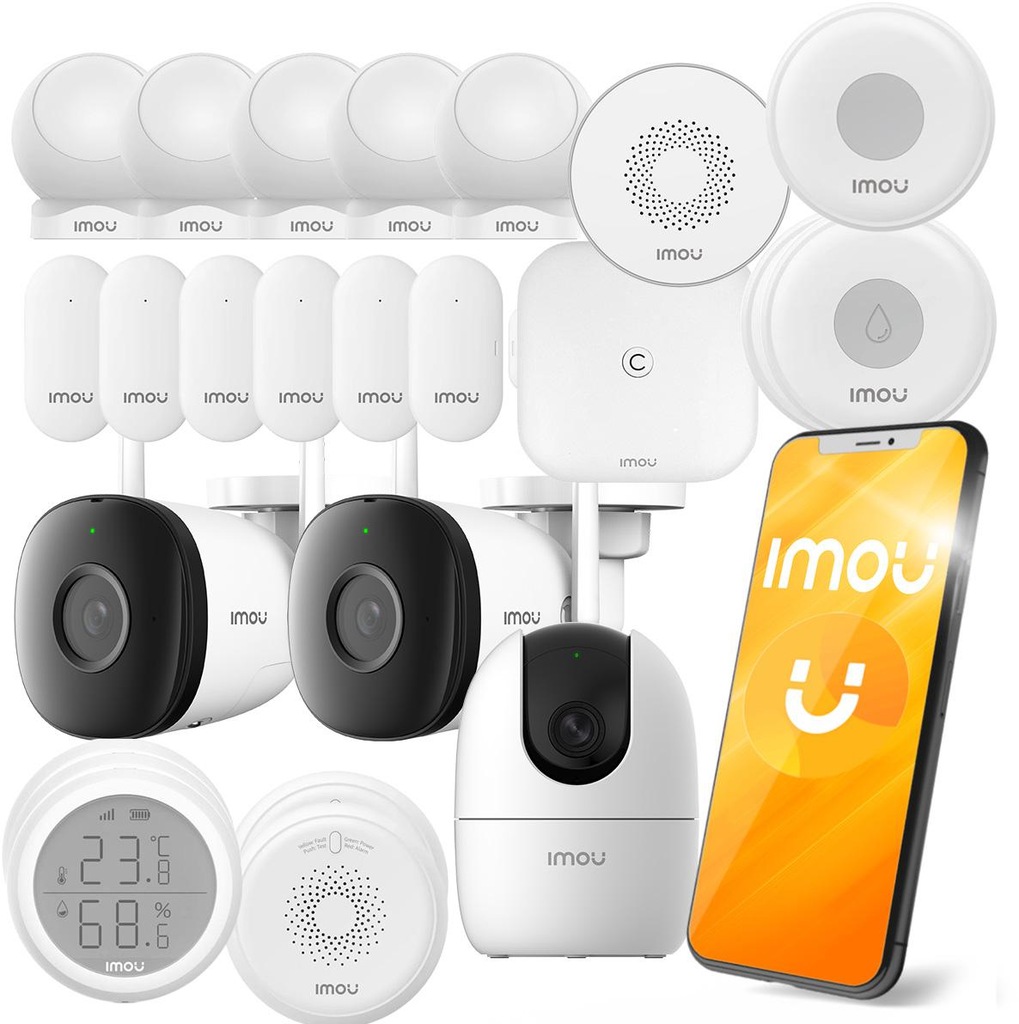 Zestaw alarmowy z kamerami Smart Home Imou ZigBee 13752127620