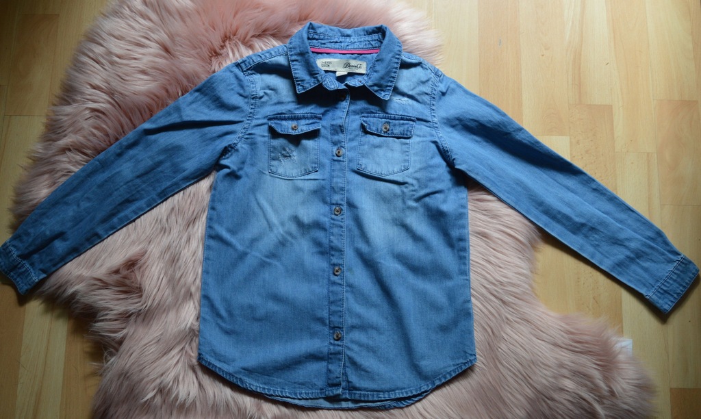 jeansowa koszula Denim Co 128cm 7-8 lat PRIMARK