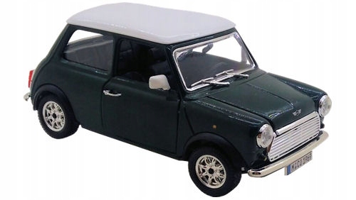 MINI COOPER 1969 OTW DRZWI MASKA BBURAGO 1:24 ZIEL