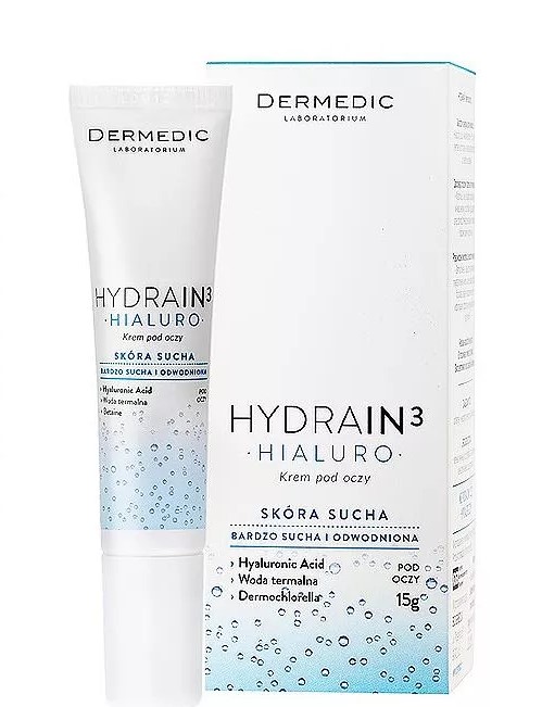 Krem pod oczy Dermedic Hydrain 3 Hialuro 15 ml