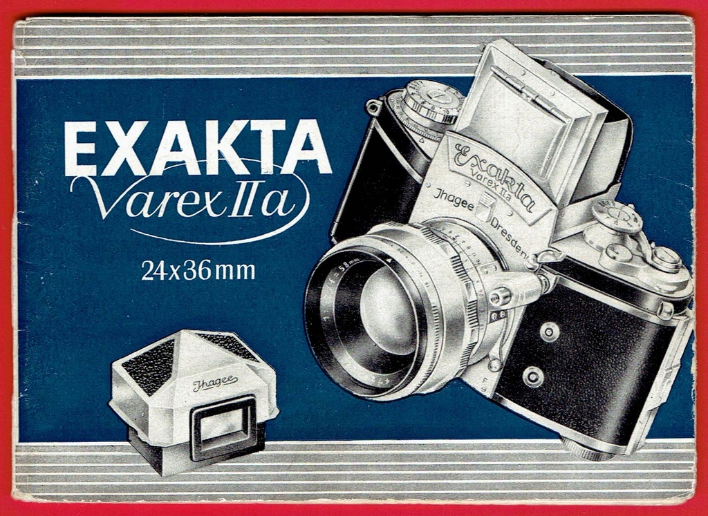 Exakta Varex IIa Ihagee 1957 rok polska instrukcja