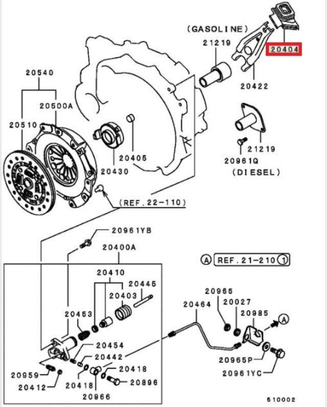 GUMA OSŁONA ŁAPY SPRZĘGŁA MITSUBISHI CARISMA 0103