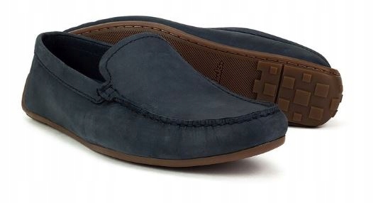 J8684 CLARKS REAZOR EDGE MOKASYNY 46 EU NAVY