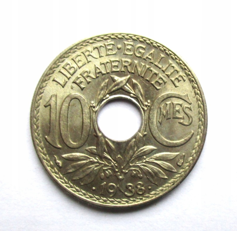 10 Centymów 1938 r. Francja