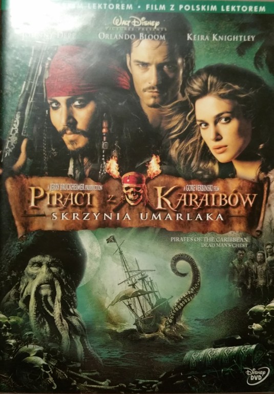 DVD "Piraci z Karaibów. Skrzynia umarlaka"