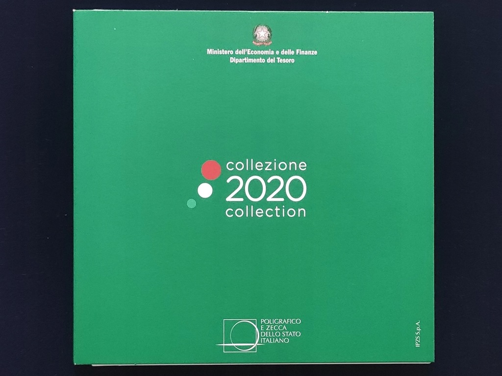 Oficjalny zestaw KMS Włochy - Collezione 2020, 8 monet - od 1 centa do 2 €