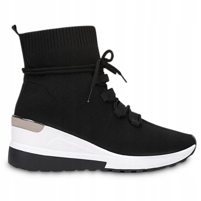 Buty Damskie Sportowe Wysokie Botki Skarpetkowe 38