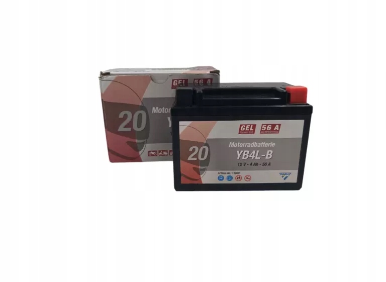 AKUMULATOR MOTOCYKLOWY CARTEC YB4L-B 4AH 56A