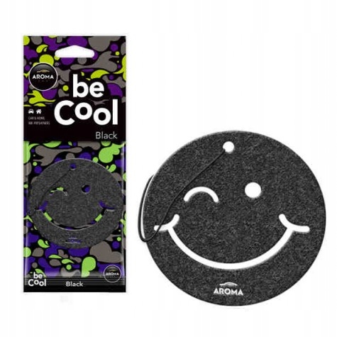 Aroma BE COOL - BLACK zapach zawieszka