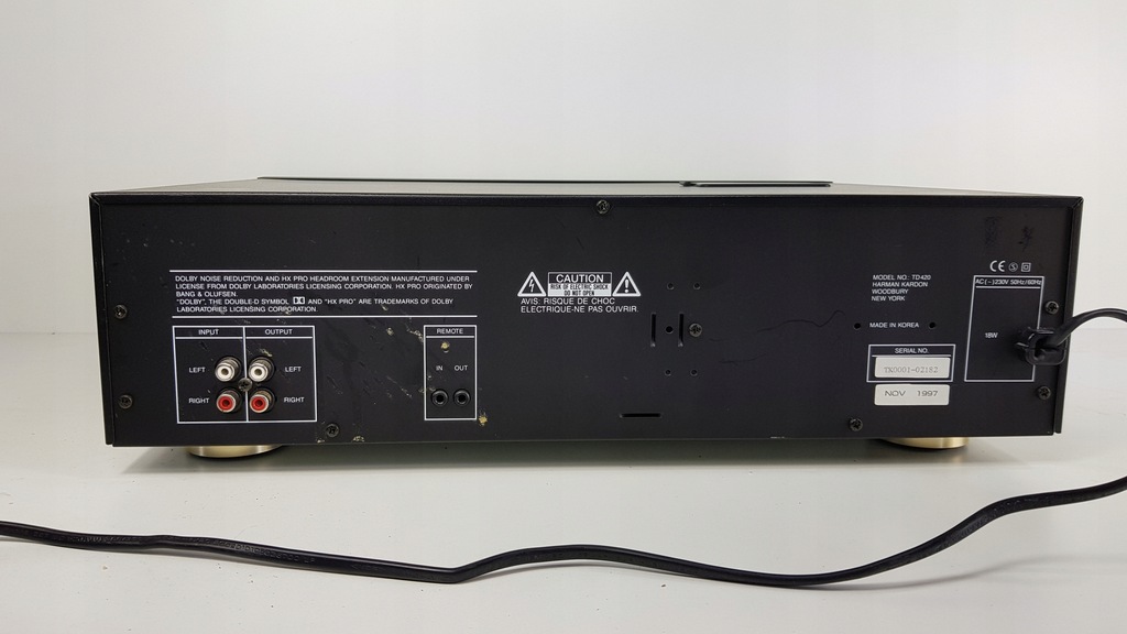 Harman Kardon TD 420 Cassette Deck 8458493517 oficjalne archiwum Allegro