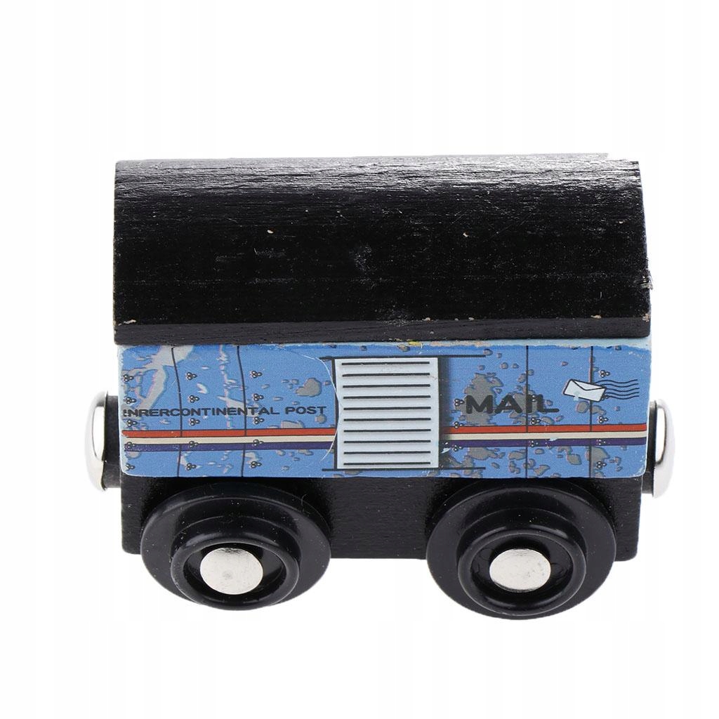 Wooden Magnetic Train Car Toy Set for Railway