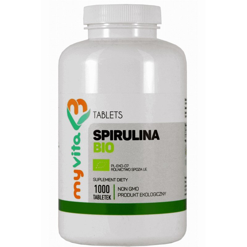 Myvita Spirulina Bio tabl 250Mg 1000