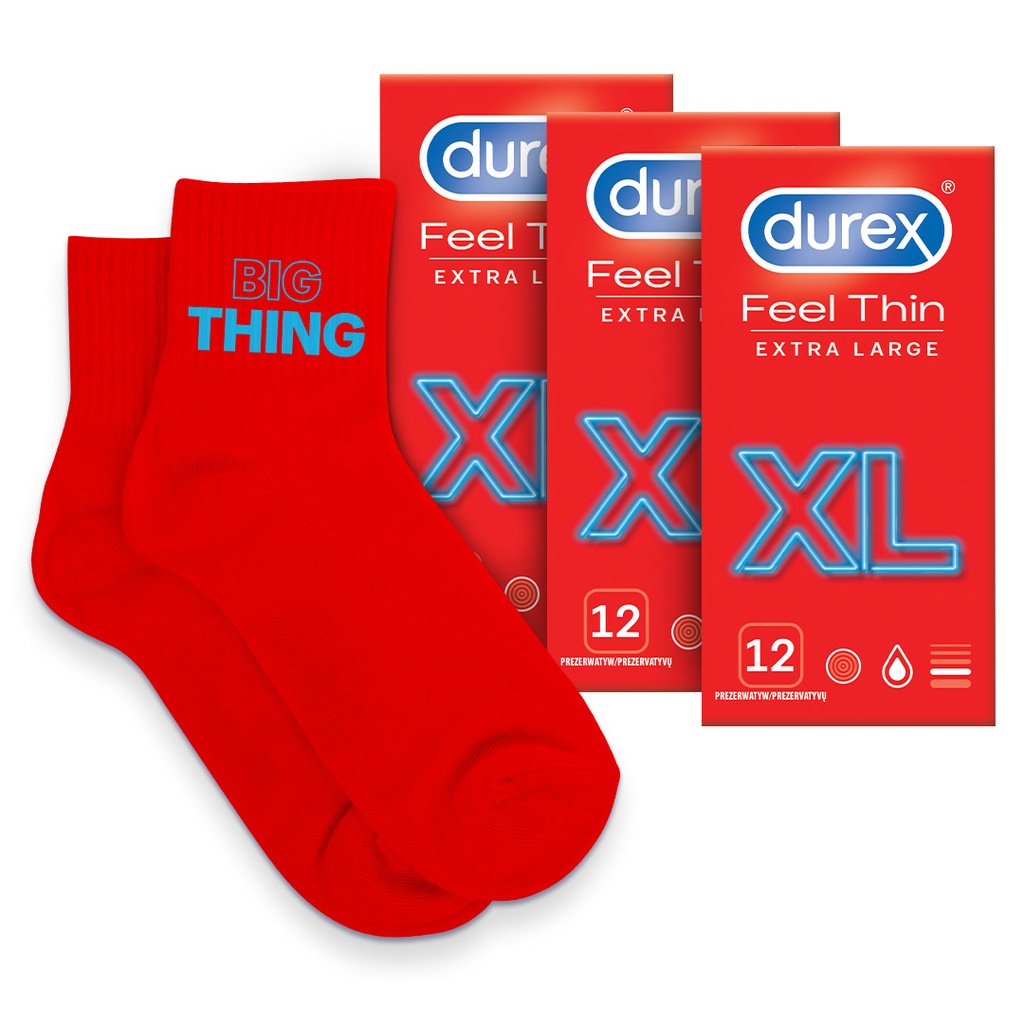 DUREX prezerwatywy XL Dzień Chłopaka prezent