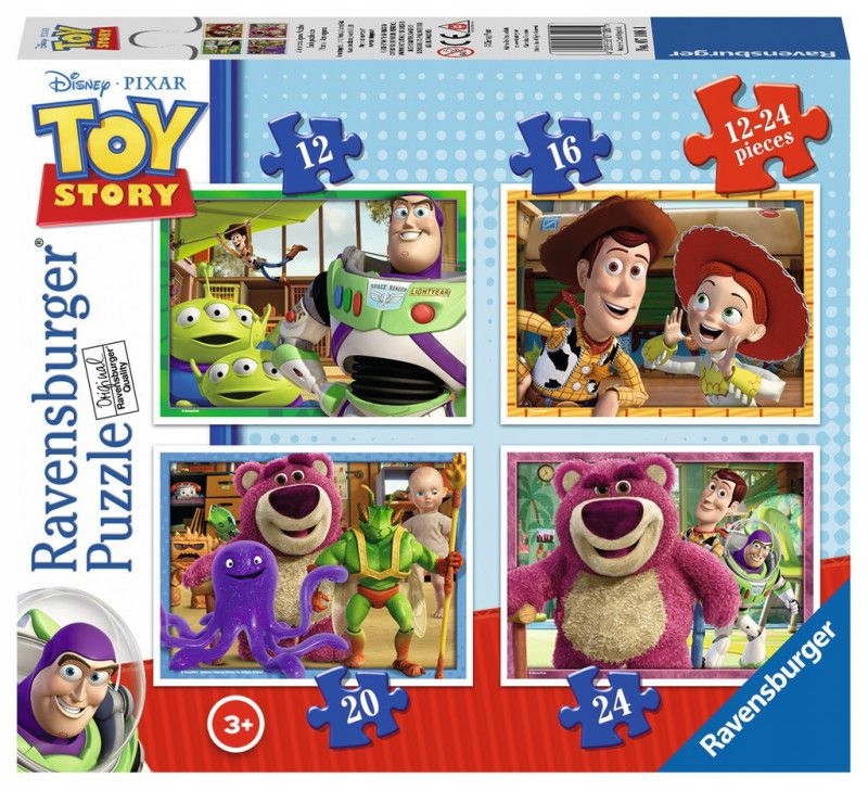 RAVENSBURGER TOY STORY 3 4W1 [PUZZLE]