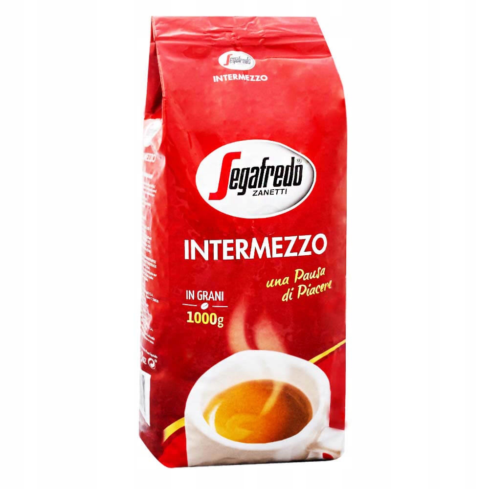 SEGAFREDO INTERMEZZO 1kg Świeża mocna włoska kawa