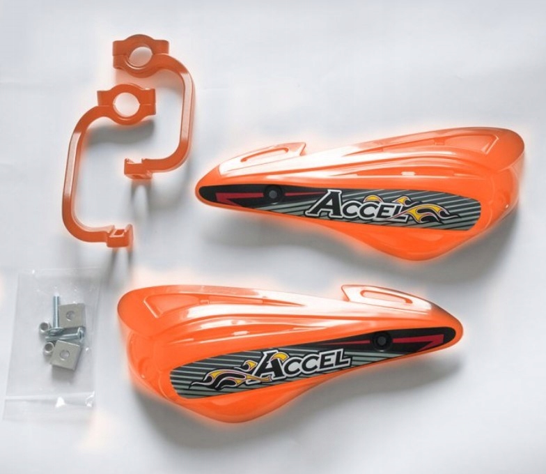 OSŁONY RĄK HANDBARY Cross Enduro listki Orange KTM