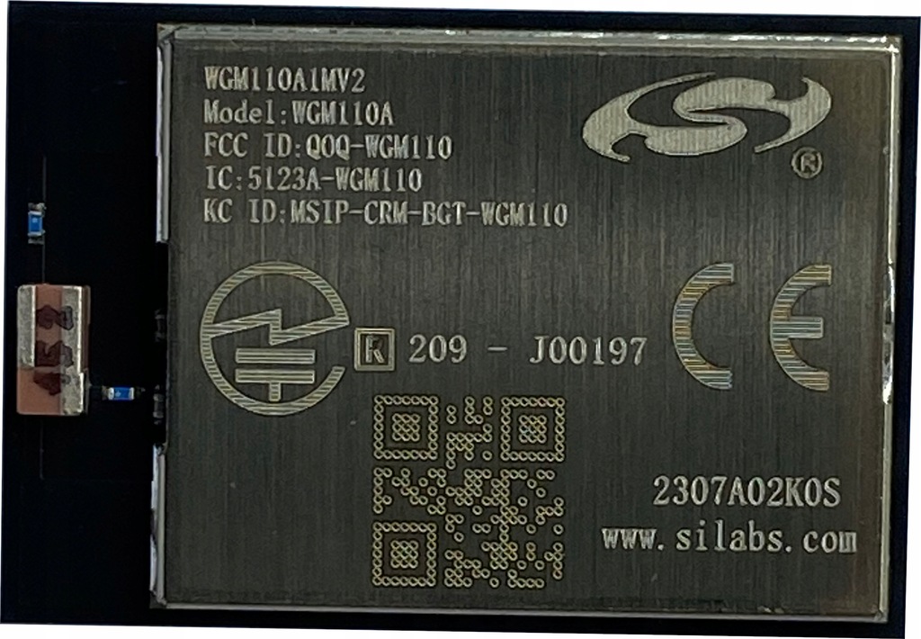WGM110 Moduł WIFI SILICON ABS , IoT, BGSCRIPT