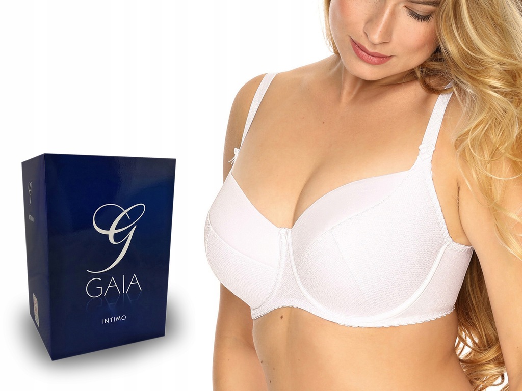 biustonosz GAIA KATE 281 FULL CUP biały , 75E