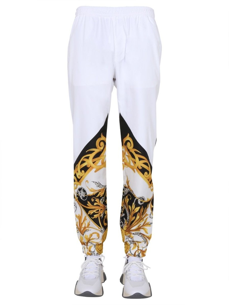 VERSACE MĘŻCZYZN BIAŁY JOGGERS 50 IT