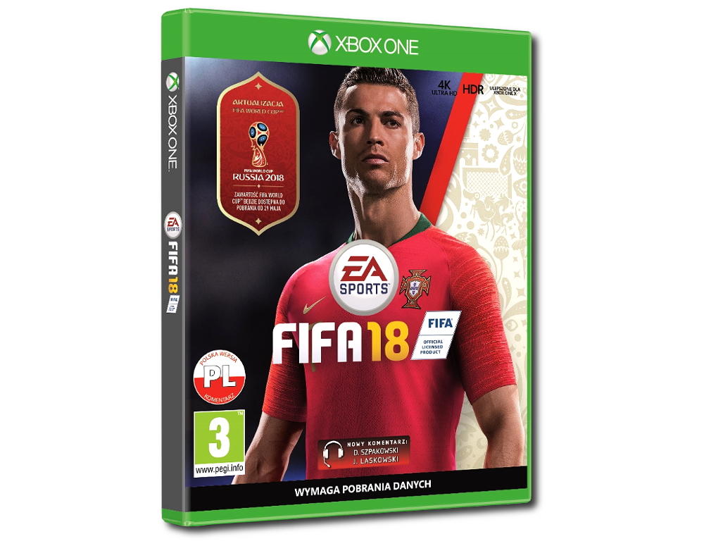 FIFA 18 XBOX ONE PL PO POLSKU RUSSIA 2018 HIT! 7439062064 oficjalne