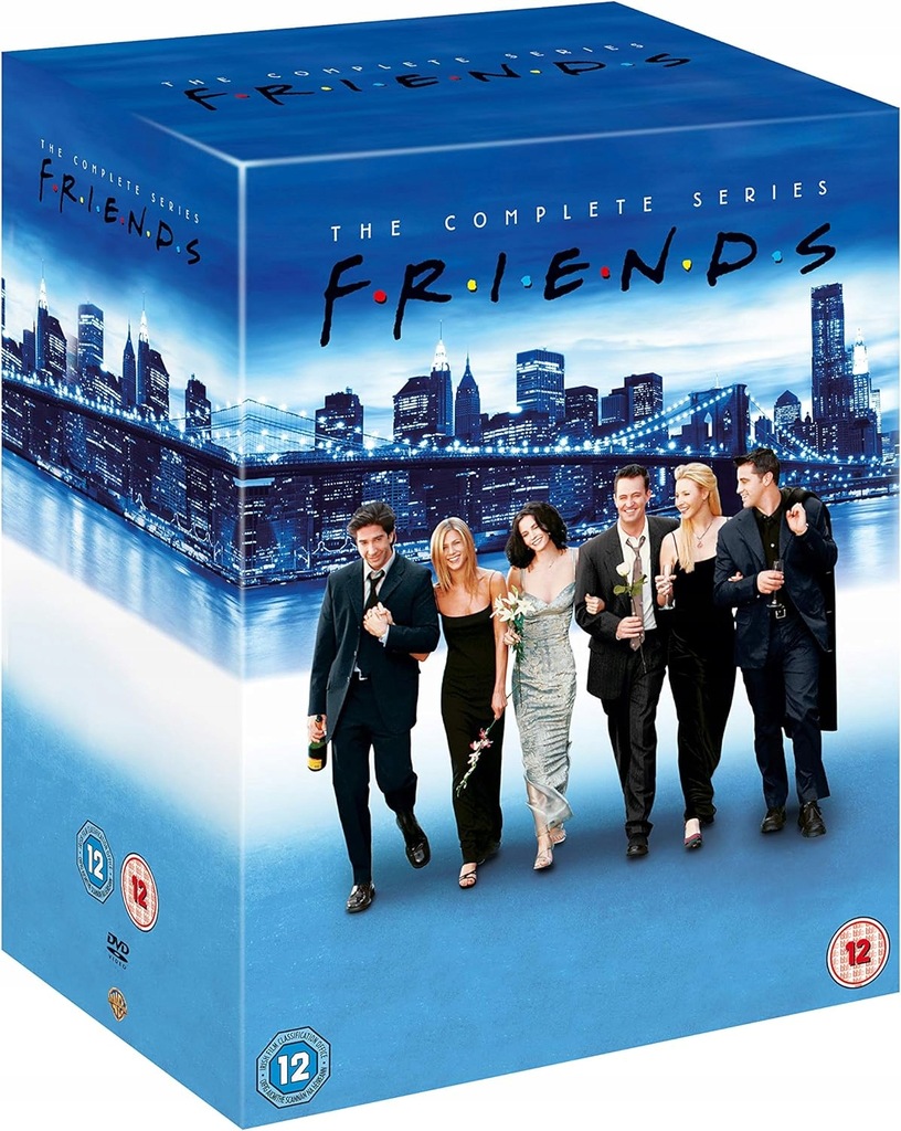 .Przyjaciele Friends sezony 1-10 40 DVD Uncut Matthew Perry LeBlanc Aniston