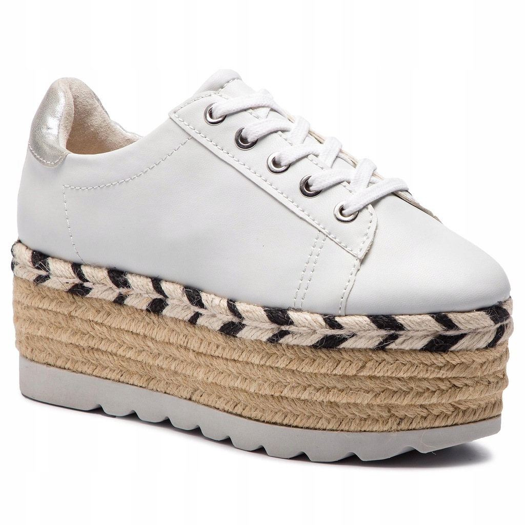 Espadryle GUESS - Gracen FL6GRC LEA13 WHITE r.39