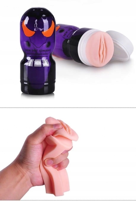 Sztuczna pochwa masturbator Purple flesh masturbat