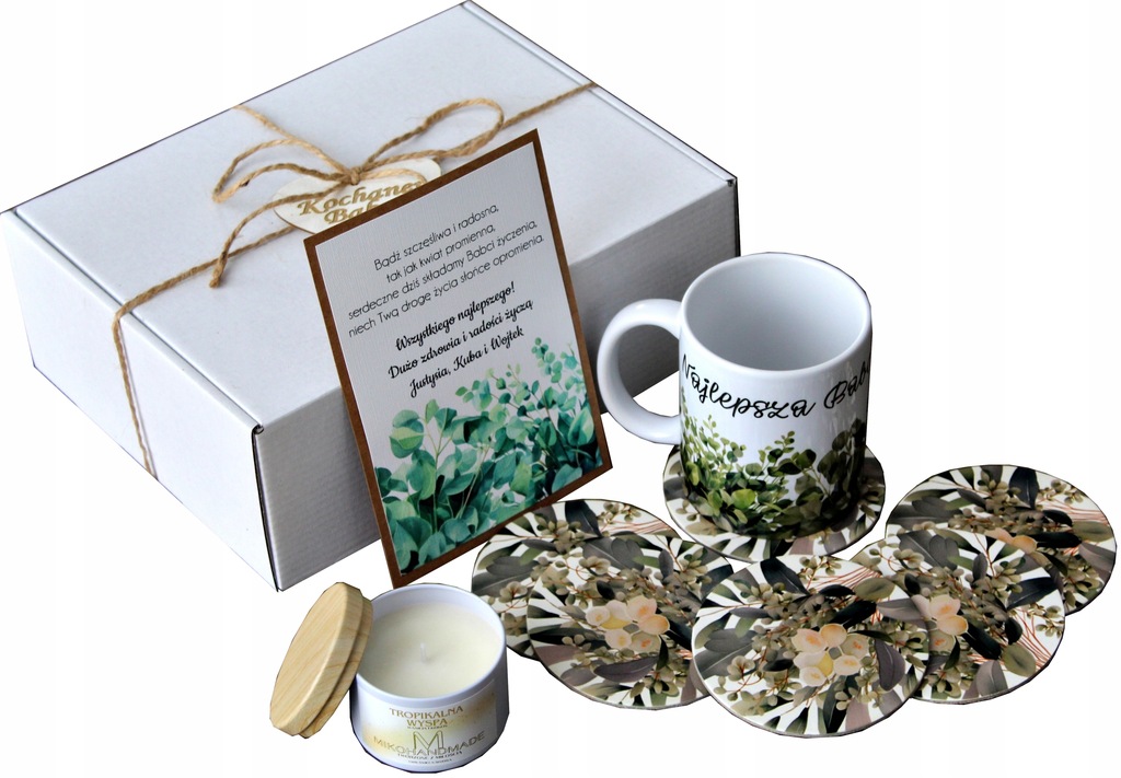 Box Komplet na Dzień Babci Dzień Dziadka Prezent dla Babci Dziadka Dziadków