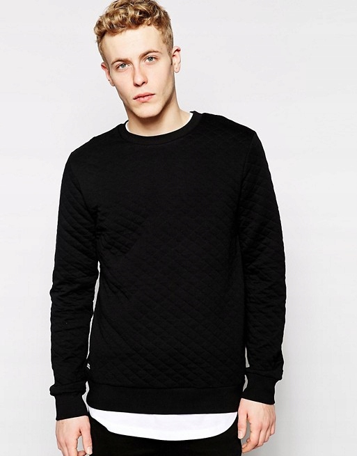 WeSC Rinko Quilted Sweatshirt M