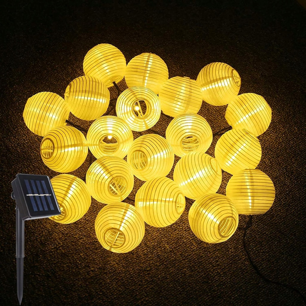 Lampiony Solarne Girlanda Solarna Ogrodowa Łańcuch Świetlny 20 LED