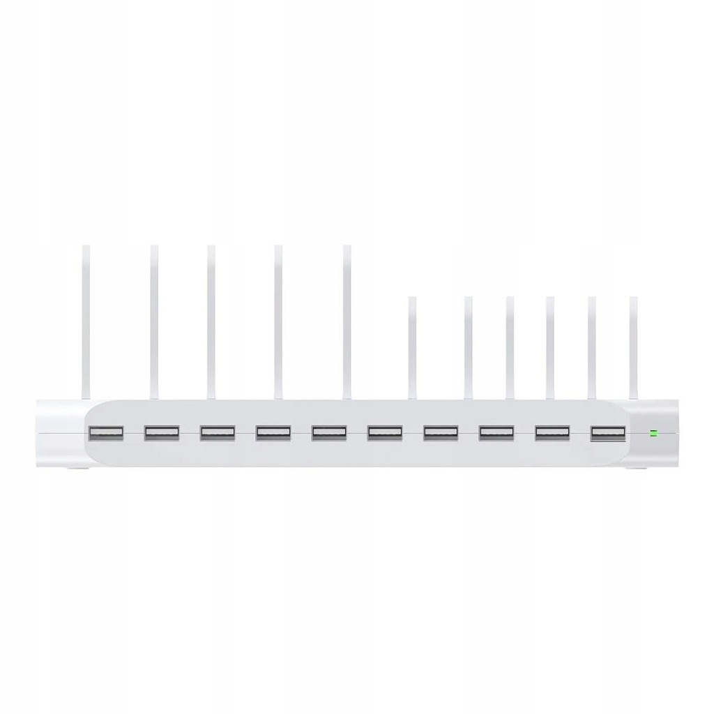 UNITEK STACJA ŁADUJĄCA 10X USB 2.4A 60W BIAŁA