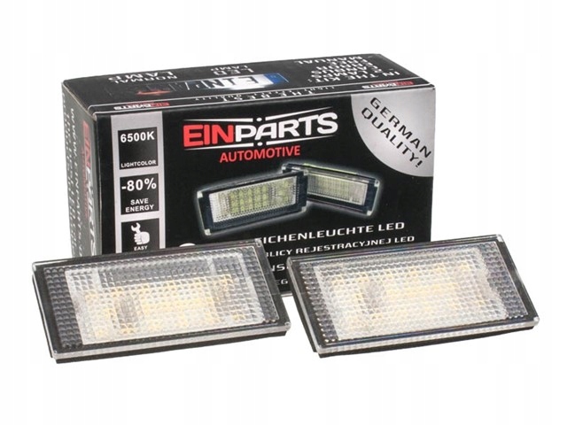 Lampki tablicy rejestracyjnej LED EINPARTS EP19