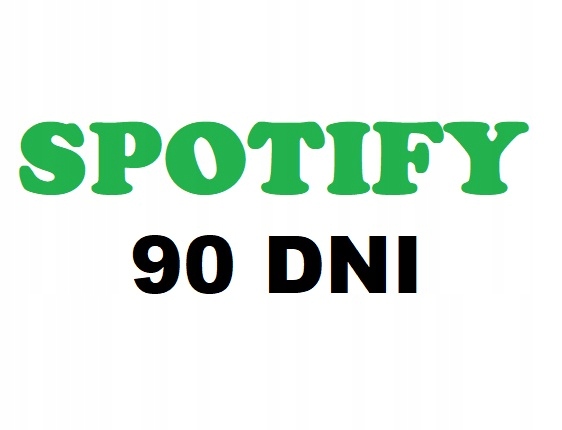 Spotify Polskie Premium 90 dni jedno konto