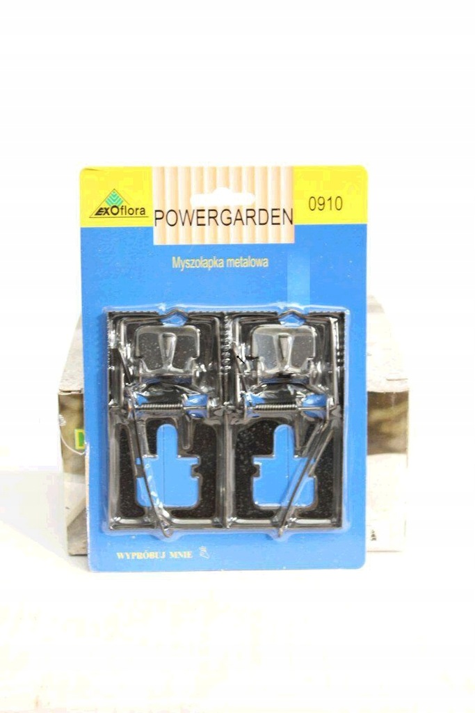 2 x Metalowa pułapka na gryzonie czarna