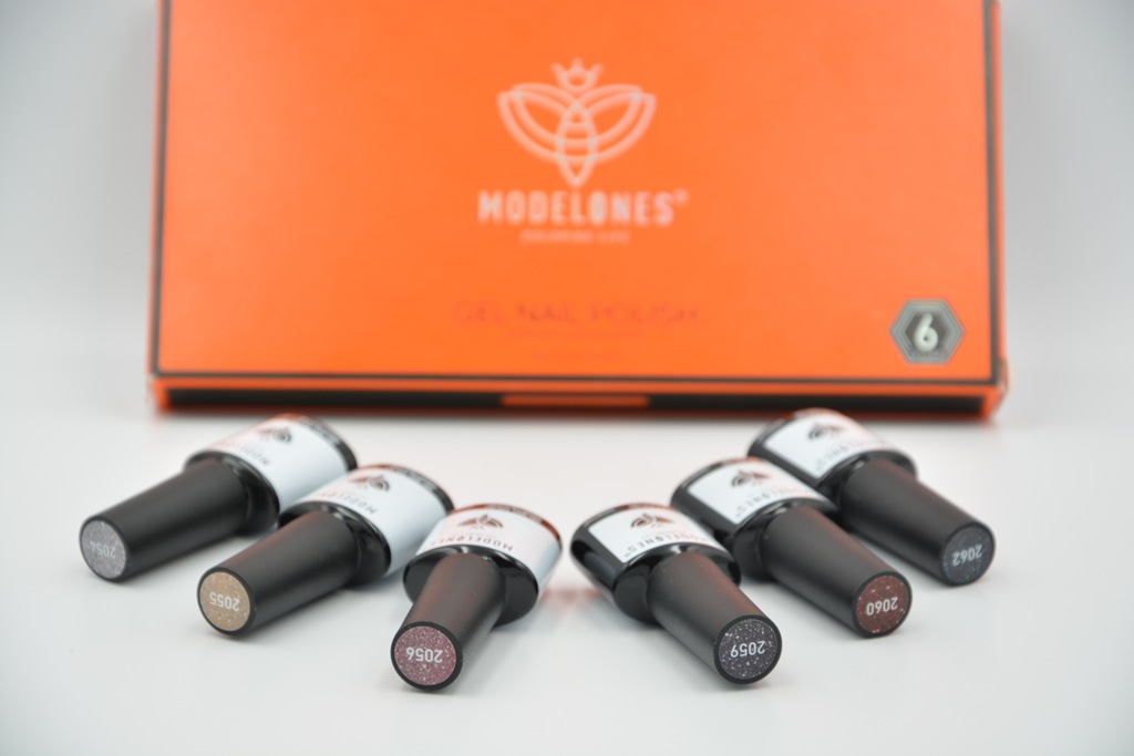 Lakier do paznokci żelowy zestaw 6szt Modelones n5