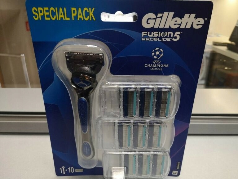 MASZYNKA GILLETTE FUSION 5 PROGLIDE + 10 OSTRZY