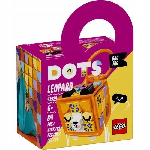 LEGO DOTS 41929 ZAWIESZKA Z LEOPARDEM, LEGO