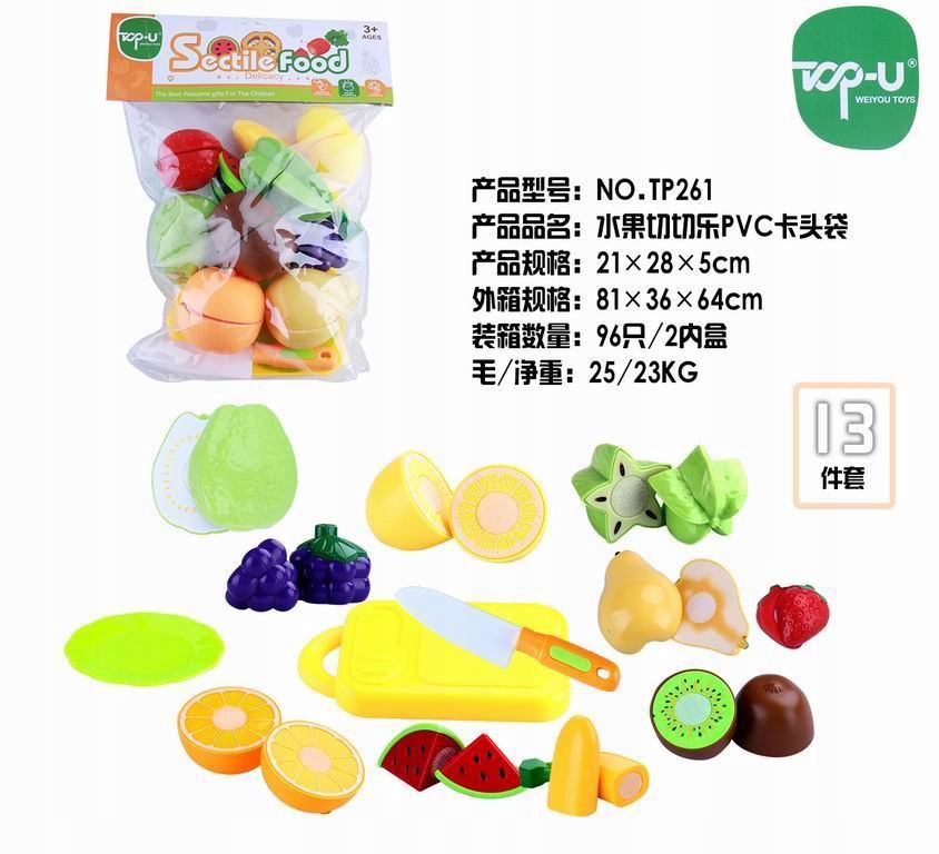 Zestaw warzyw i owoców do krojenia TP261