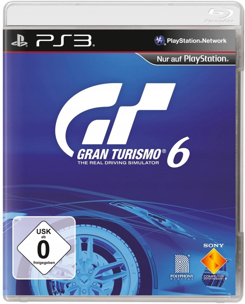 Gra Playstation 3 symulator Gran Turismo 6 PS3 GT6